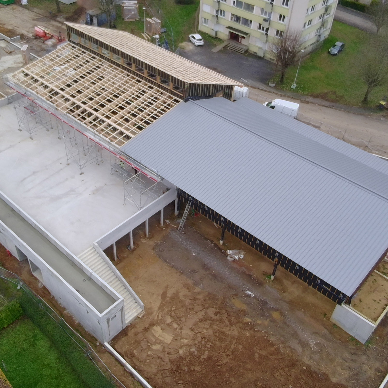 Construction d'une école à Argentan single photo